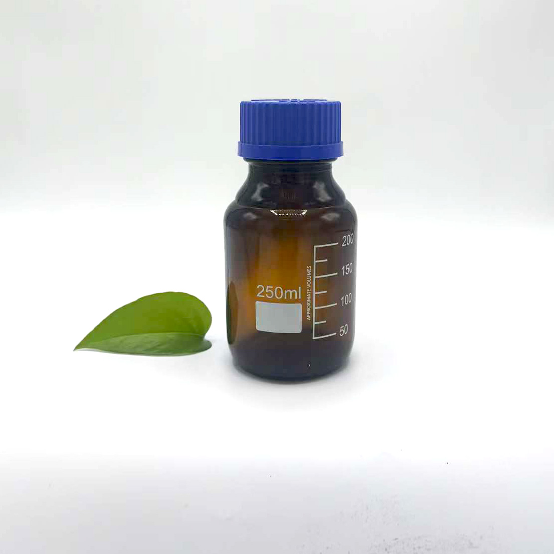 250 ml bärnstensfärgad glasreagensflaska 250 ml bärnstensfärgad glasreagensflaska